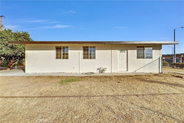 view of rear view of property