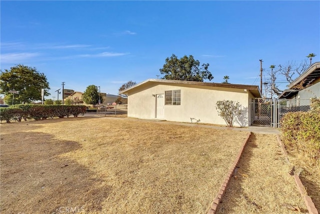 view of back of property