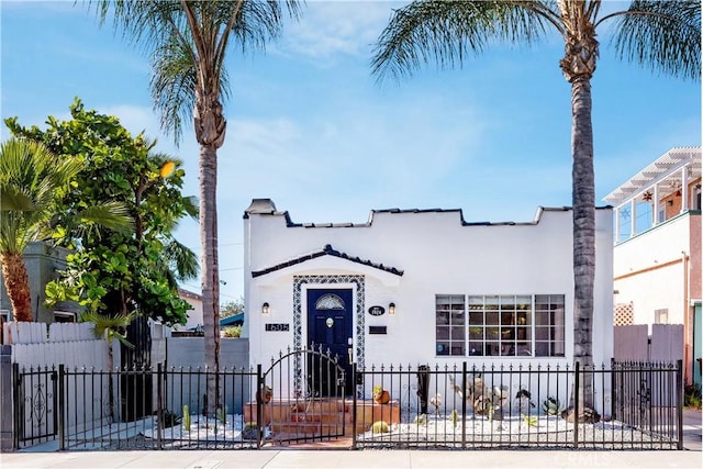 view of mediterranean / spanish house