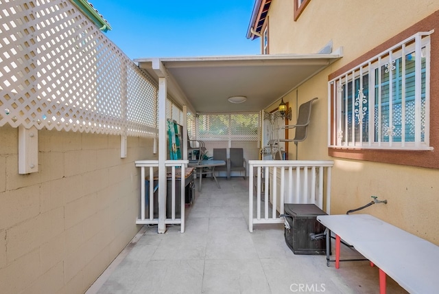 view of patio