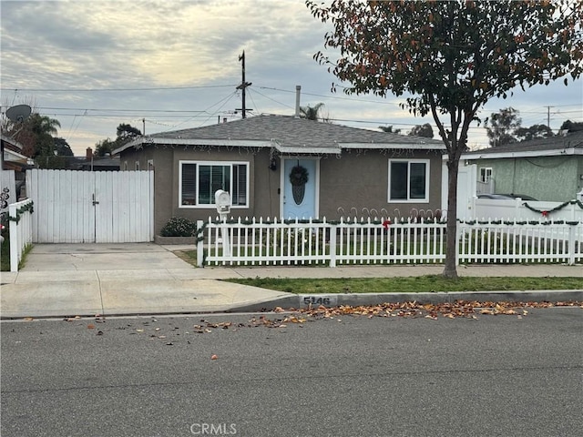 view of ranch-style home