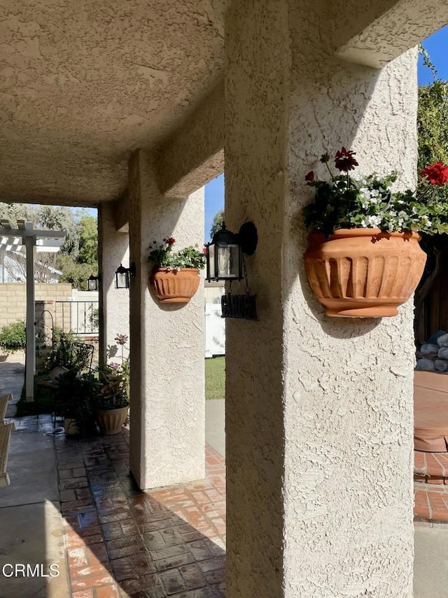 view of patio