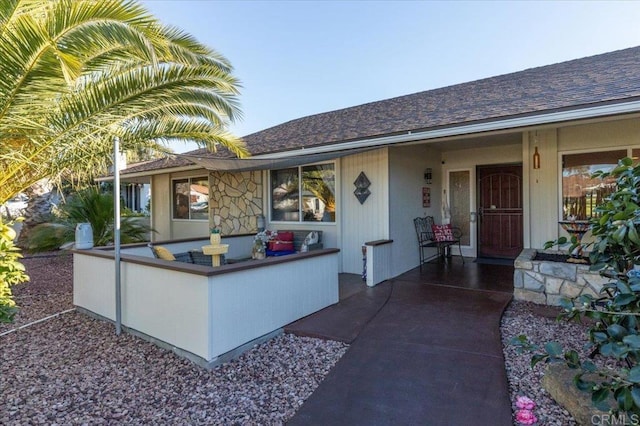 view of patio / terrace featuring a porch