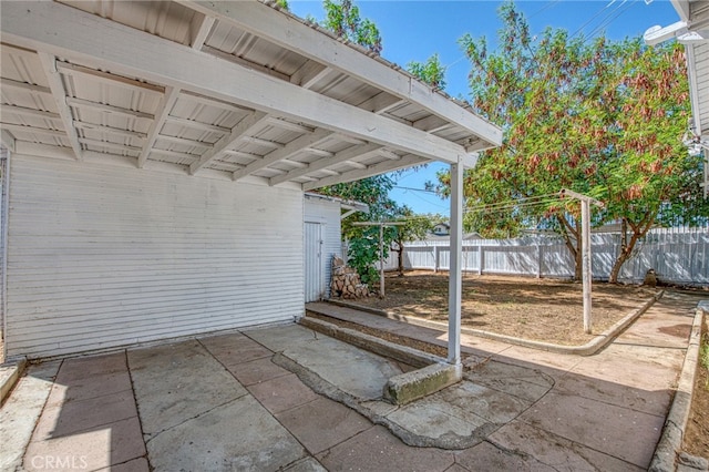 view of patio