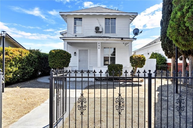 view of front property with a porch