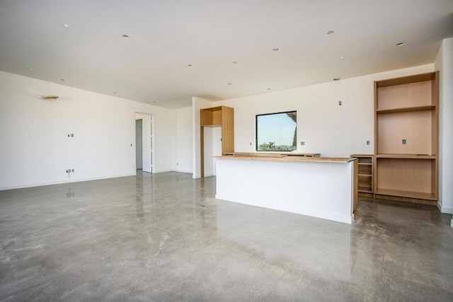 view of unfurnished living room