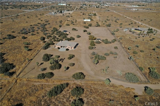 drone / aerial view featuring a rural view