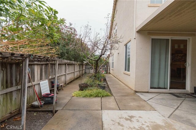 exterior space with a patio area