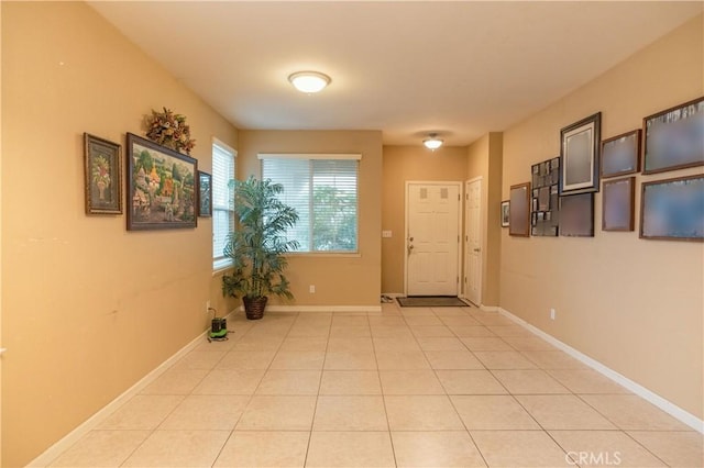 view of tiled entryway