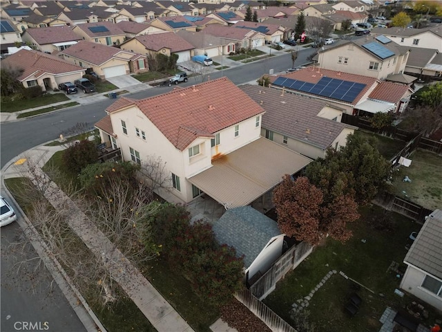 drone / aerial view featuring a residential view