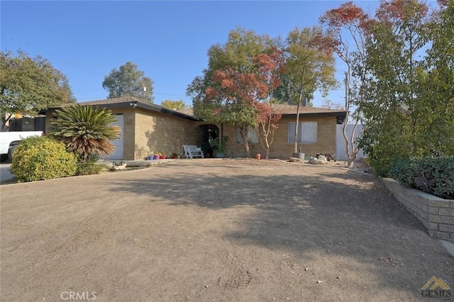 view of ranch-style house