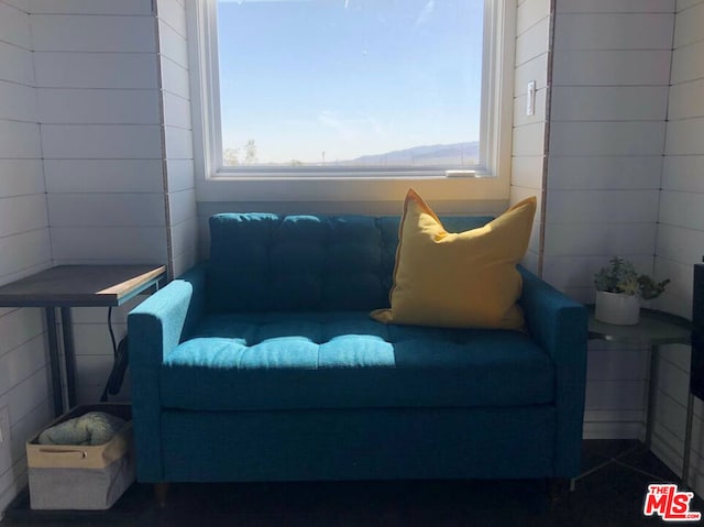 sitting room with plenty of natural light