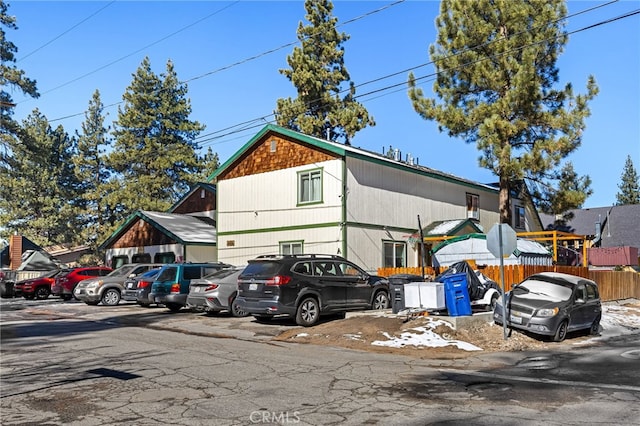 view of front of home