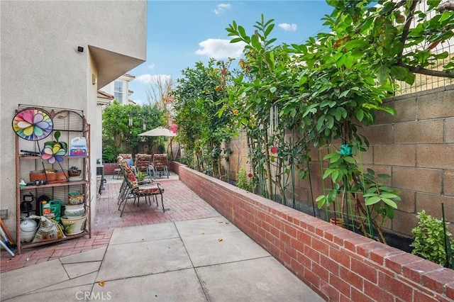 view of patio