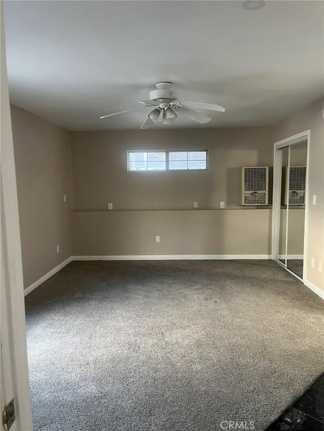 unfurnished room featuring ceiling fan