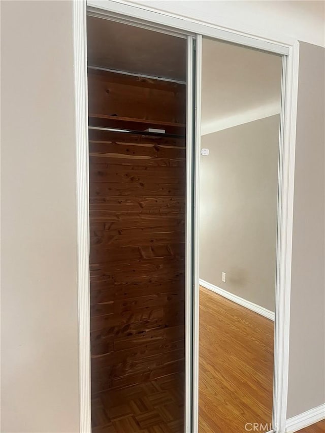 view of closet