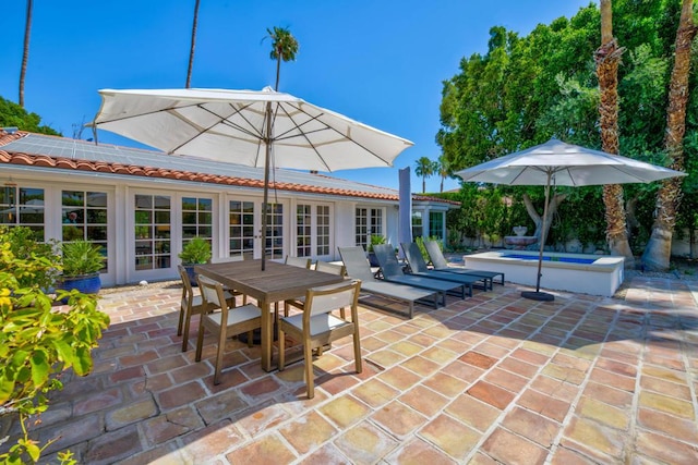 view of patio / terrace with french doors