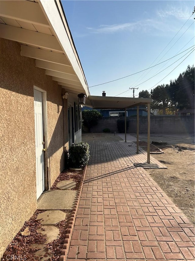 view of patio