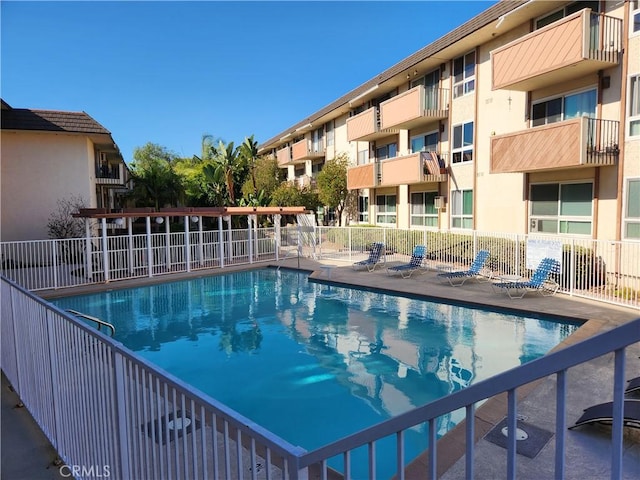 view of pool