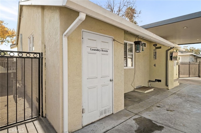 view of entrance to property