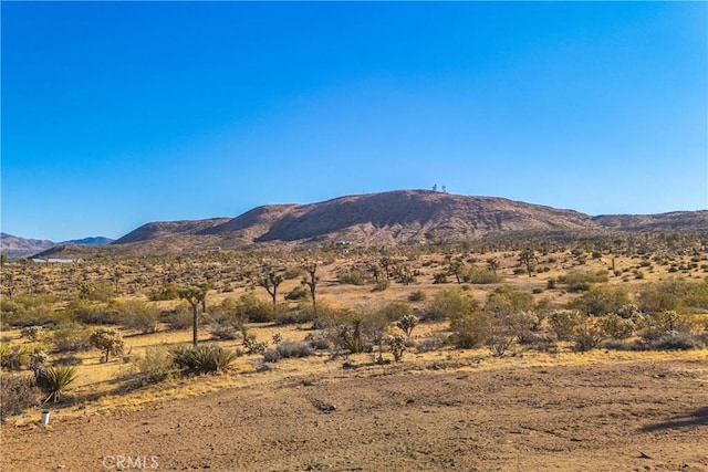 view of mountain feature