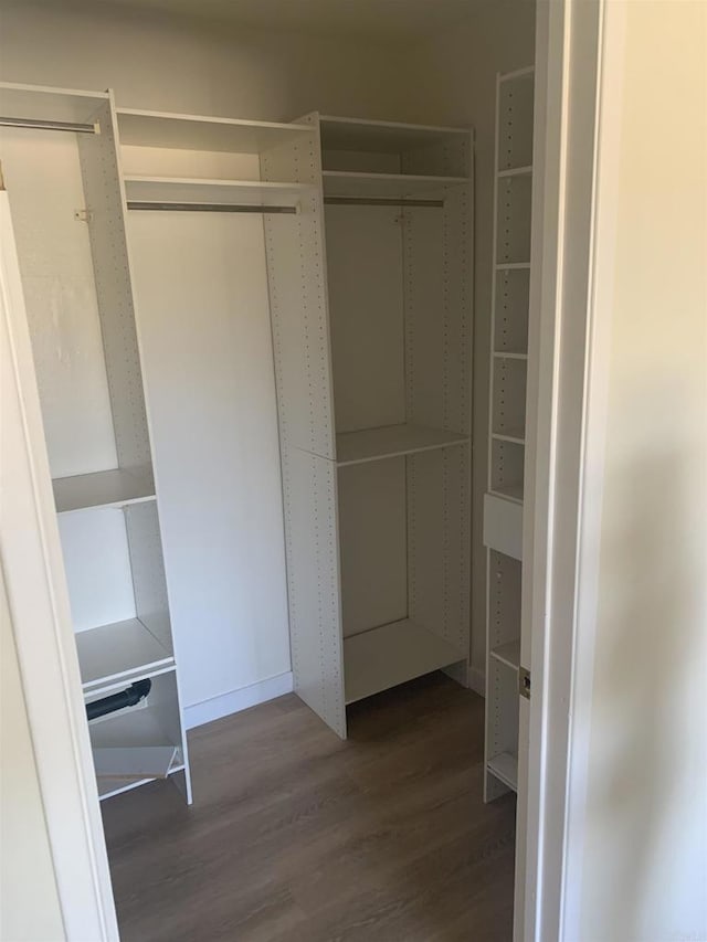 view of closet