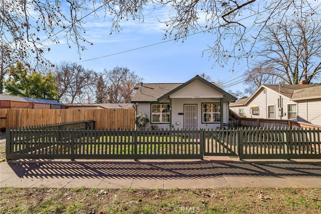 view of front of home