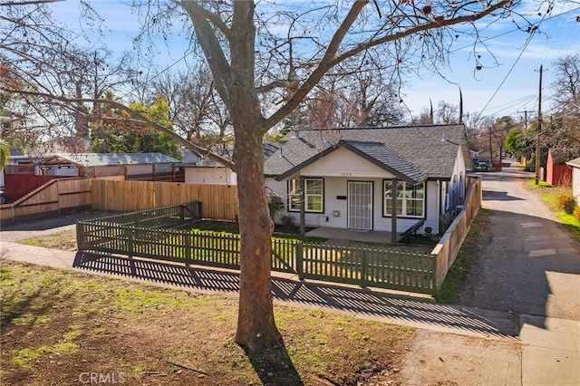 view of front of home with a porch