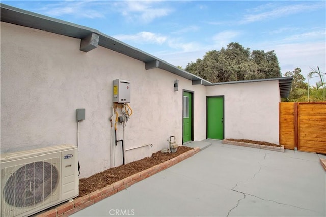 view of patio / terrace with ac unit