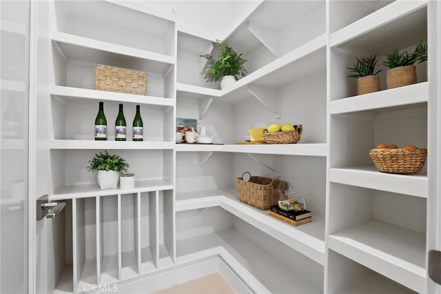 view of pantry