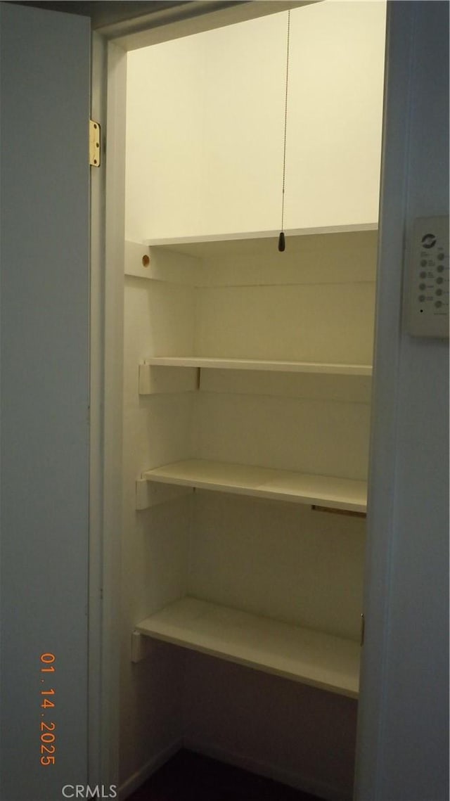 view of closet