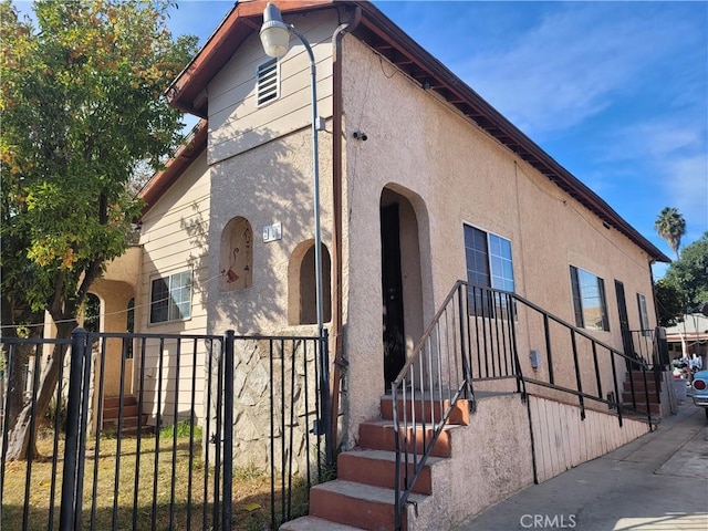 view of front of home