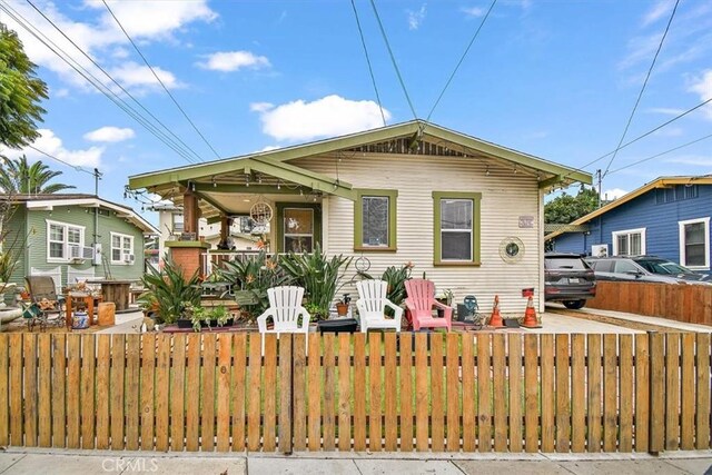 bungalow-style house with a porch