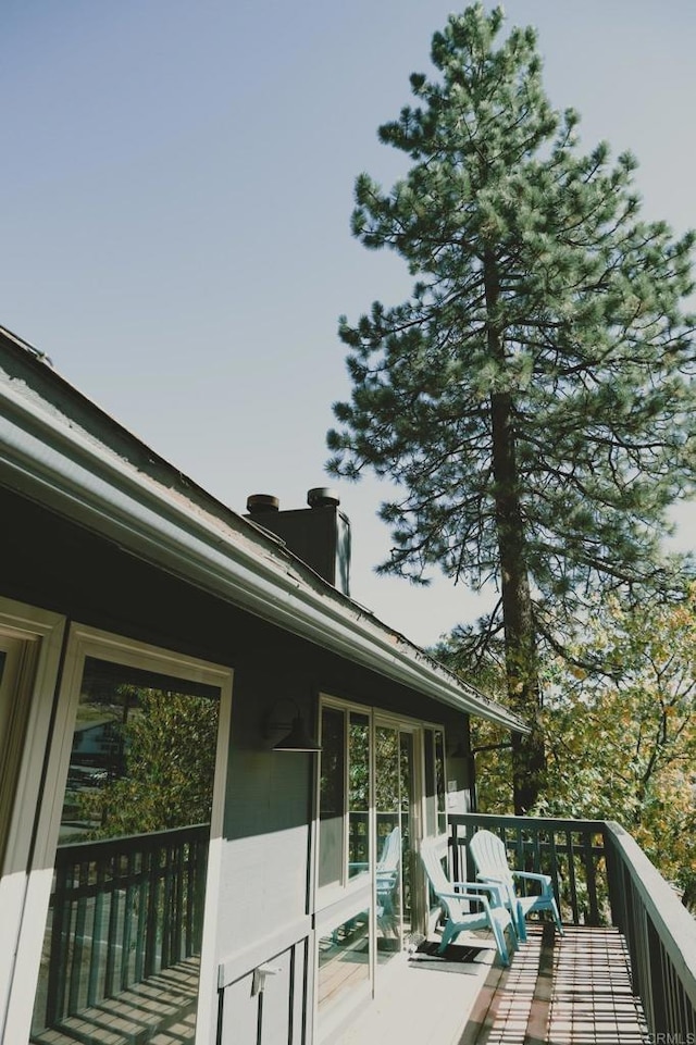 view of deck