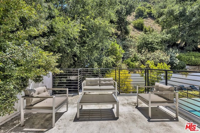 view of patio / terrace featuring outdoor lounge area