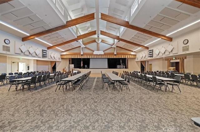 community lobby featuring visible vents