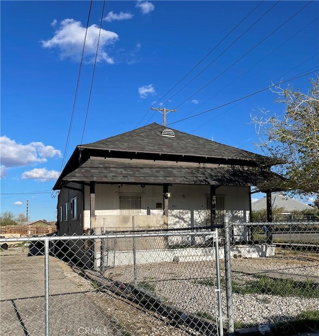 view of side of property