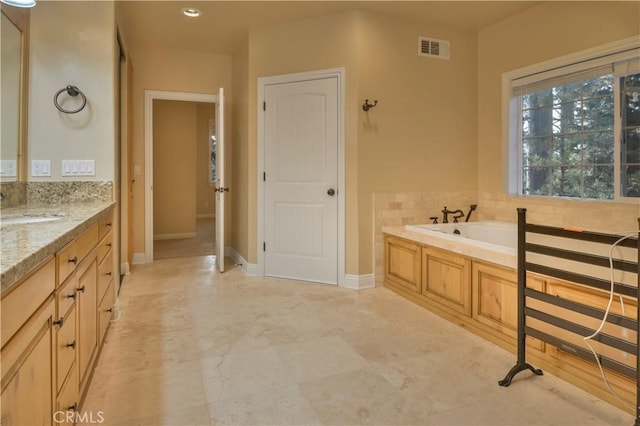 173 Grizzly Rd, Lake Arrowhead, CA 92352 - full bath with vanity and a garden tub