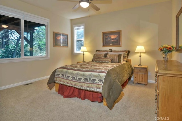 173 Grizzly Rd, Lake Arrowhead, CA 92352 - bedroom featuring carpet and ceiling fan