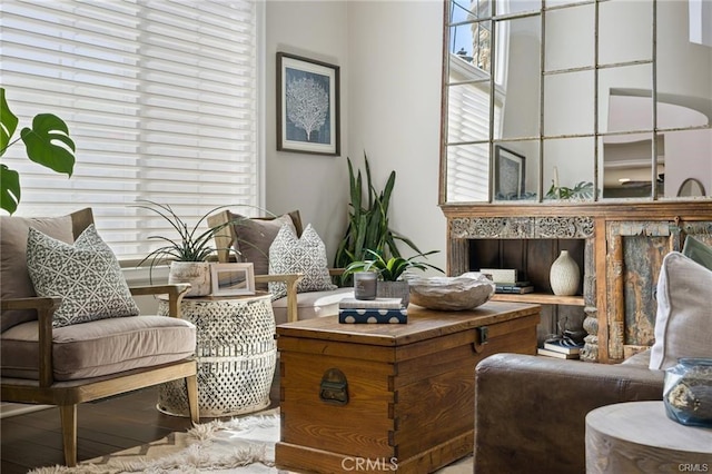 view of sitting room