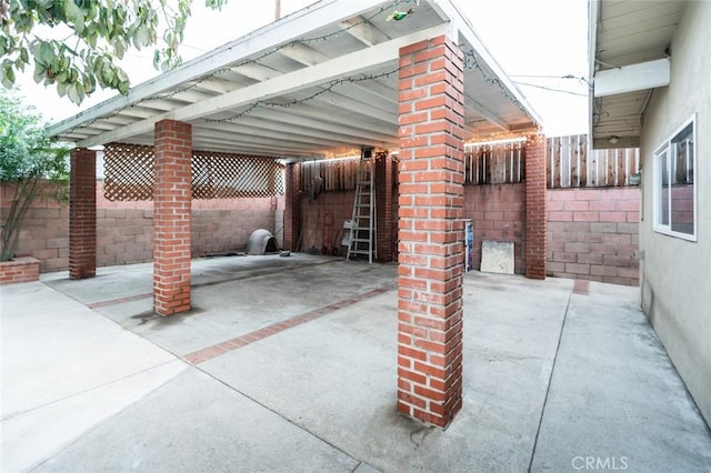 view of patio