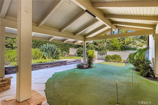 view of patio