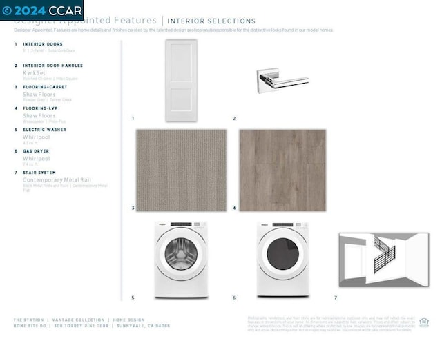 laundry area featuring cabinets and washing machine and dryer