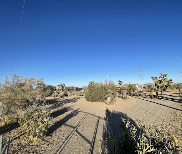 view of street featuring a rural view