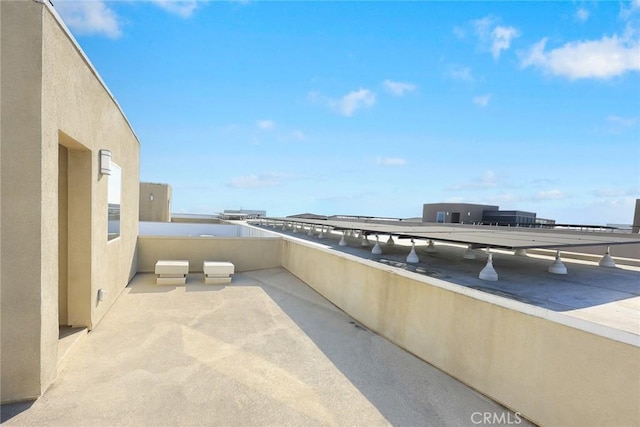 view of patio / terrace featuring a balcony