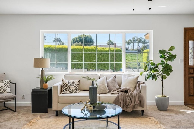 interior space featuring a wealth of natural light