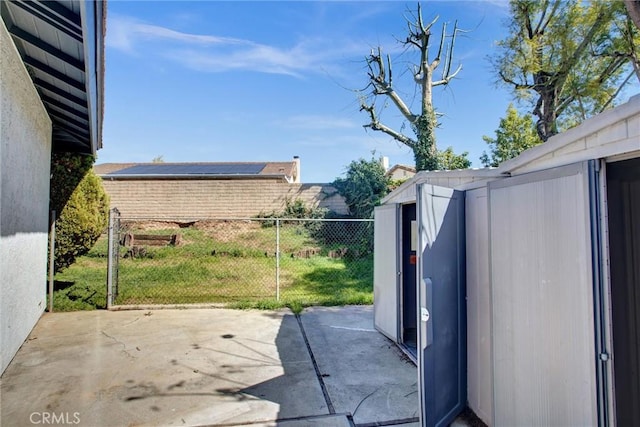 view of patio / terrace with fence