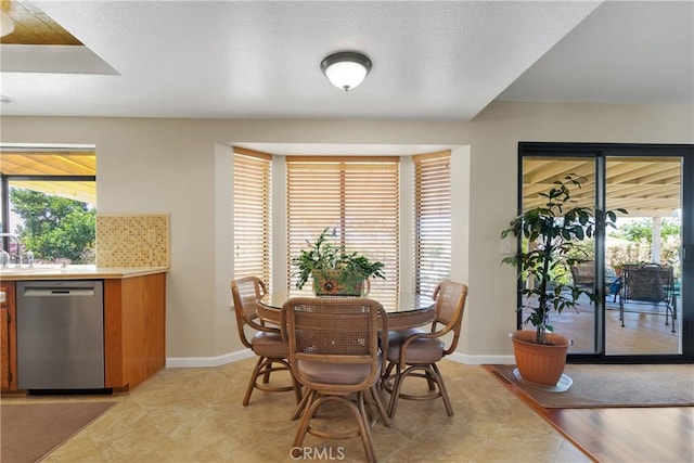 view of dining area