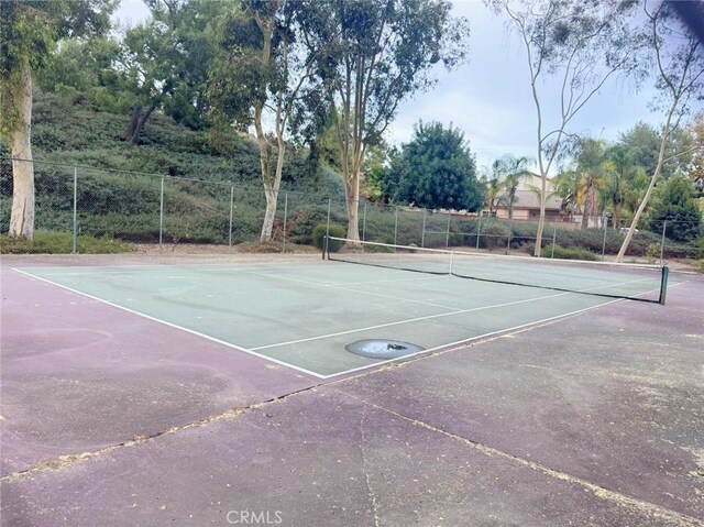 view of sport court