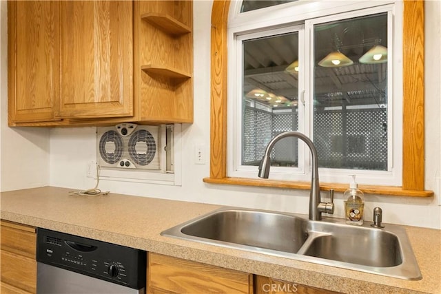 kitchen featuring sink and dishwasher